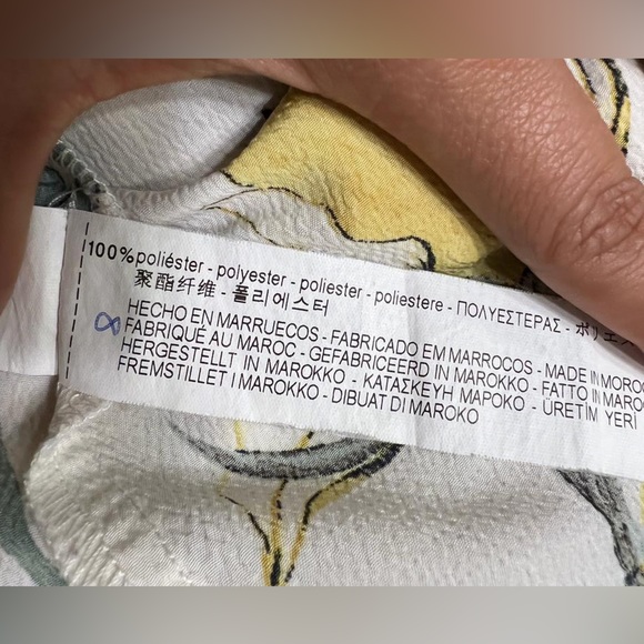 Blouse Zara Size S , Flowered color - Picture 5 of 7